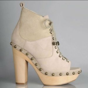 Like-New Koolaburra Lucinda‎ Peeptoe Booties